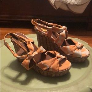 Platform wedge sandals